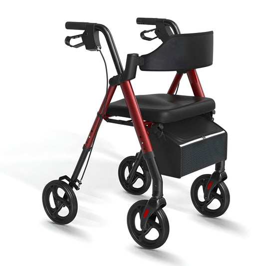 Déambulateur Rollator Confort — Autonomie, Sécurité & Mobilité Tout - Terrain - Aurélia CARE